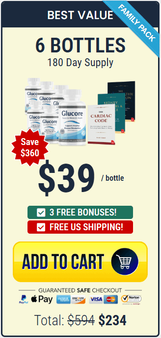 Order Glucore 6 Bottles